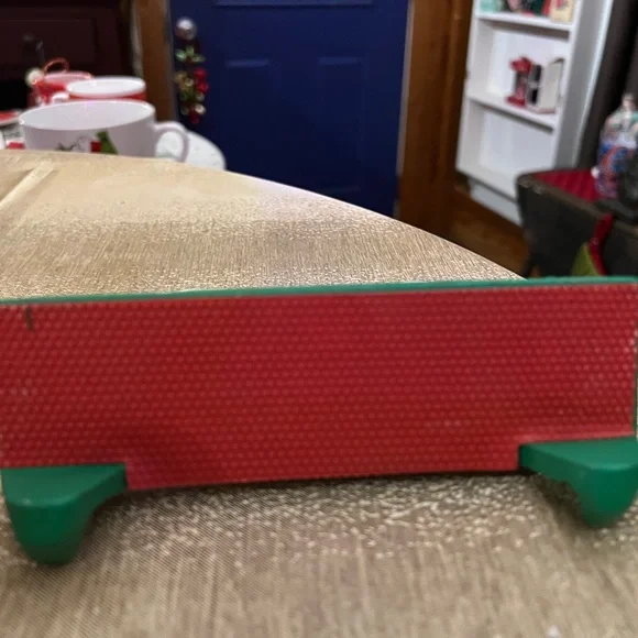 Mary Engelbreit Cast Iron Santa and Reindeer Double Stocking hanger New Vintage - Picture 7 of 10